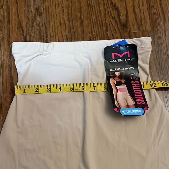 Maidenform High Waist Shortly Light Smooths Cool Comfort Shaper Size XL New - Picture 8 of 10